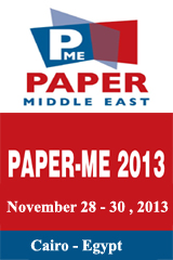 PAPER MIDDLE EAST 2012, PAPER–ME 2013, the MENA leading annually event for Paper,Board, Tissue,Printing and Packaging,targeting experts,manufactures, decision-makers,suppliers,traders committed to showcase their latest products,services,equipment,innovations and technologies to the most targeted visitors and trade-buyer